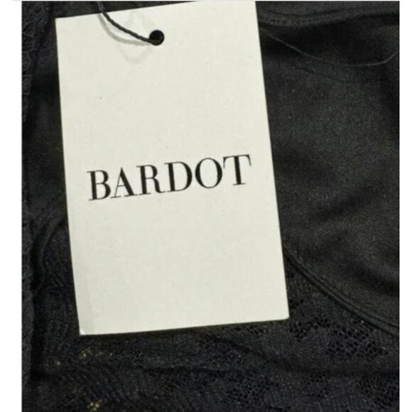 BARDOT Women Midi Black Lace Dress 2 - Picture 6 of 7